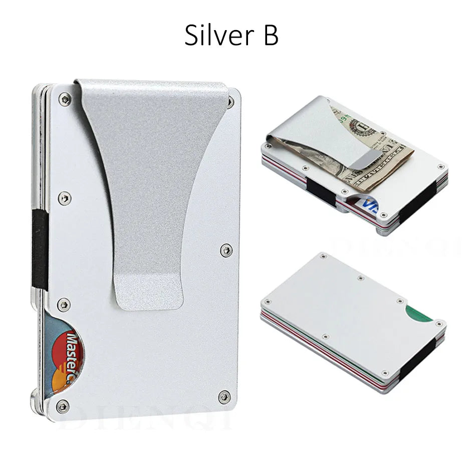 Carbon Fiber Minimalist Slim Wallet Carteira for Men Cartera Tarjetero Hombre RFID Cashback Credit Card Holder Luxury
