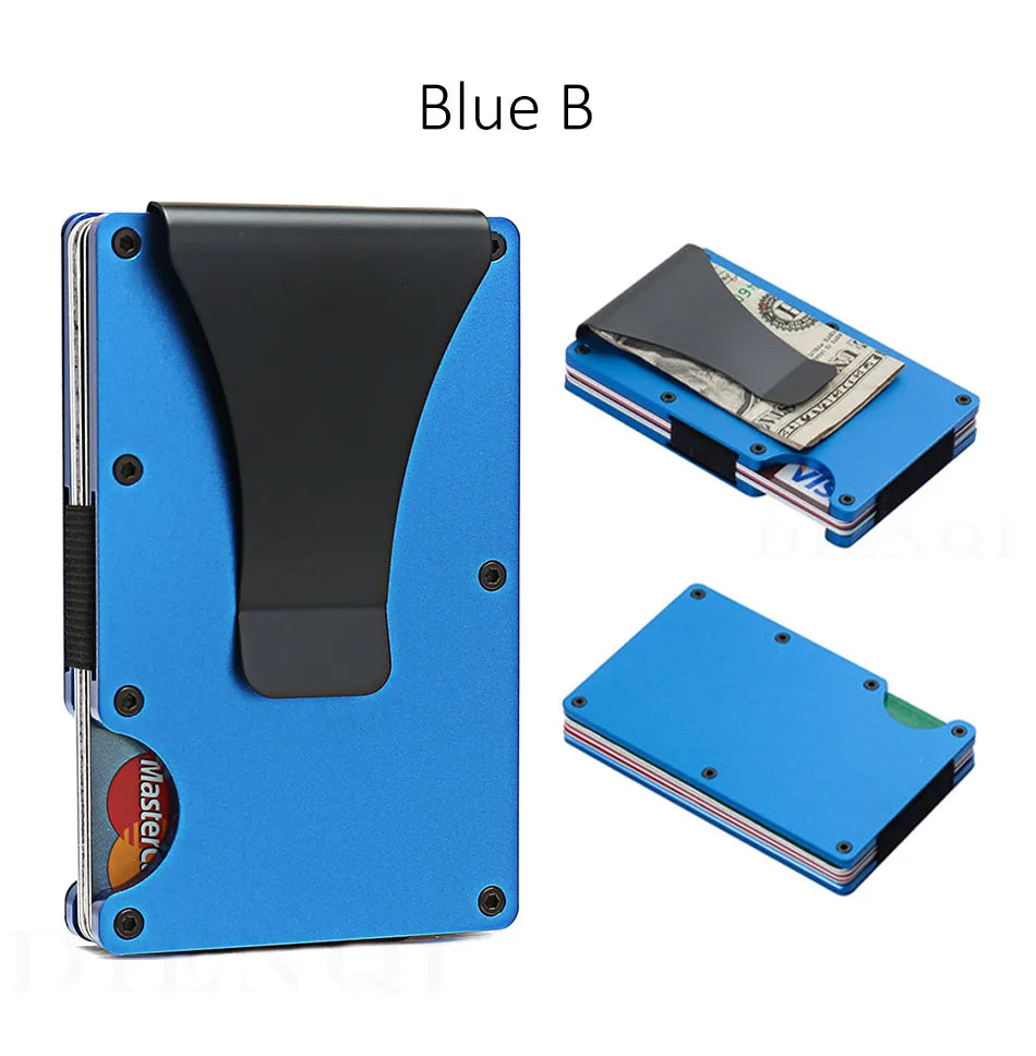 Carbon Fiber Minimalist Slim Wallet Carteira for Men Cartera Tarjetero Hombre RFID Cashback Credit Card Holder Luxury