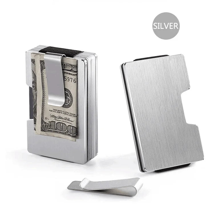 Carbon Fiber Minimalist Slim Wallet Carteira for Men Cartera Tarjetero Hombre RFID Cashback Credit Card Holder Luxury