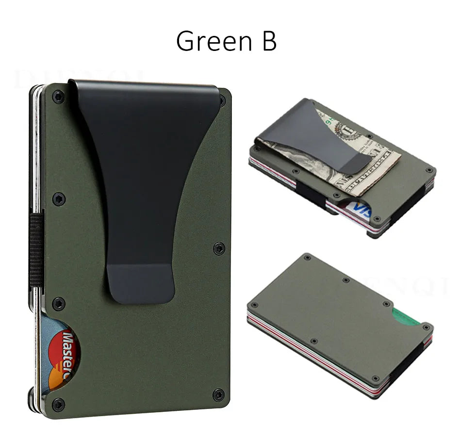 Carbon Fiber Minimalist Slim Wallet Carteira for Men Cartera Tarjetero Hombre RFID Cashback Credit Card Holder Luxury